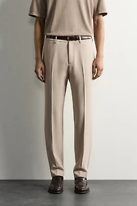 SLIM FIT SUIT PANTS