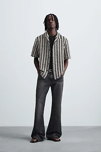 CONTRAST JACQUARD SHIRT
