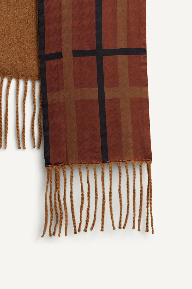ÉCHARPE COMBINÉE À RAYURES ÉDITION LIMITÉE