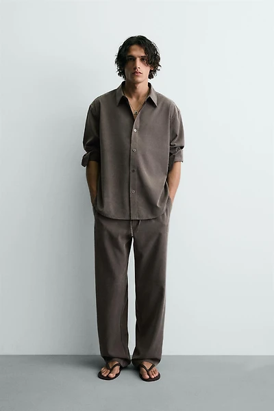 CHEMISE FLUIDE COUPE DÉCONTRACTÉE