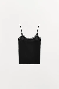 LACE STOCKING TOP
