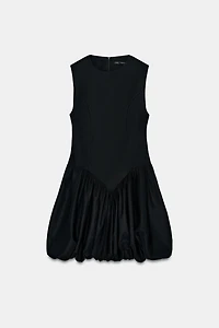 SHORT BALLOON EFFECT DRESS