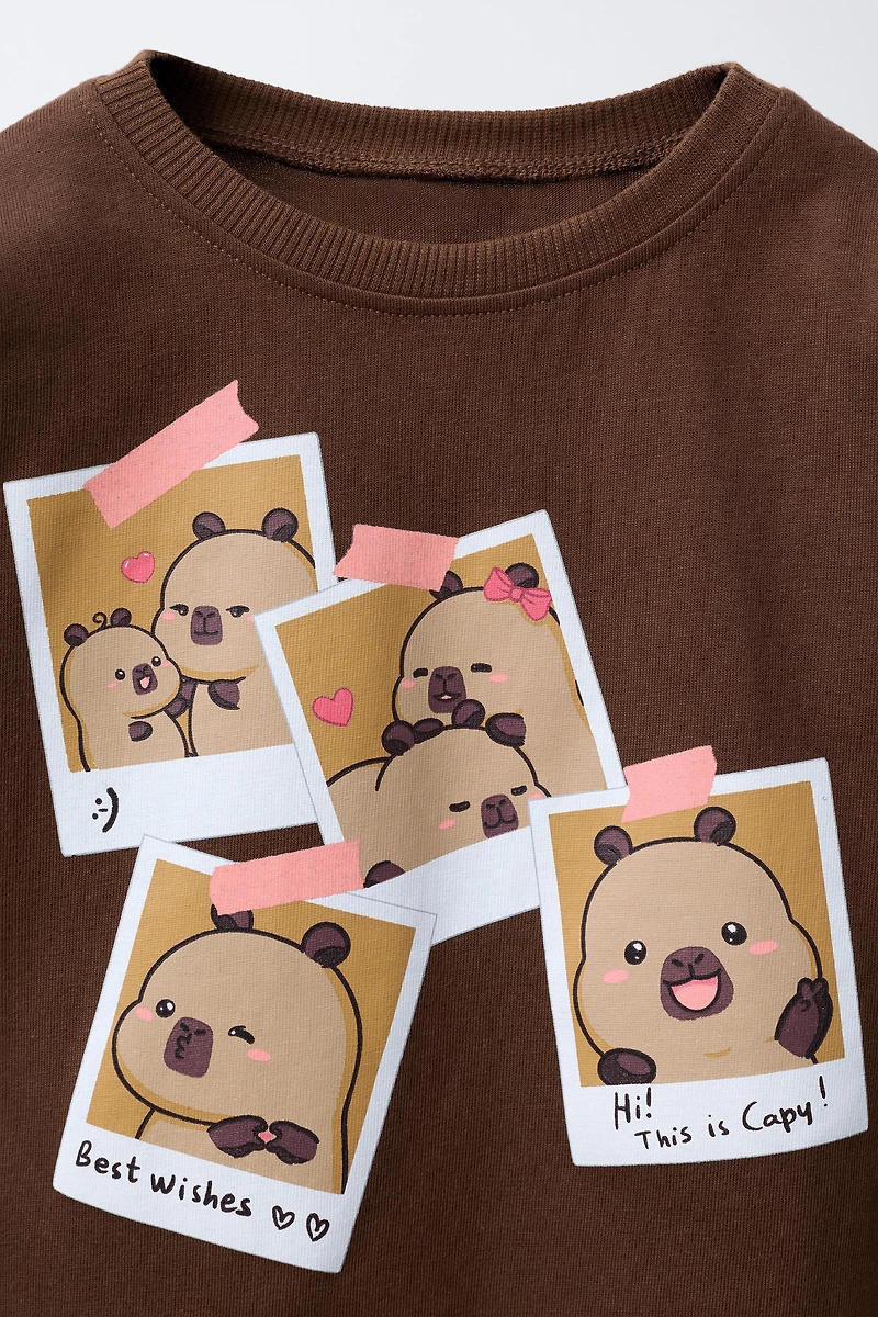 CAPYBARA CAPYFUN © PRINTED T-SHIRT