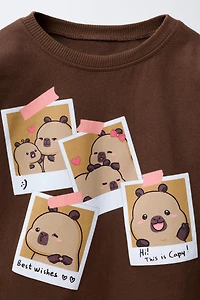 CAPYBARA CAPYFUN © PRINTED T-SHIRT