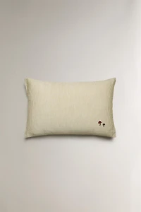 CHILDREN'S MUSLIN STRIPED PILLOWCASE