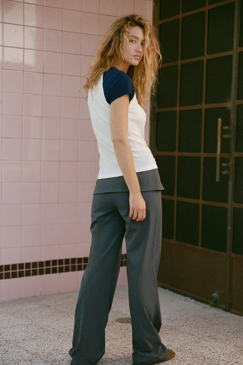 OVERLAY WAIST PANTS