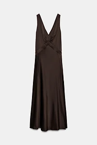 ZW COLLECTION LIMITED EDITION SATIN EFFECT LONG DRESS