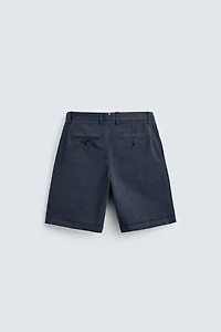 AARON LEVINE X ZARA RELAXED FIT PLEATED SHORTS