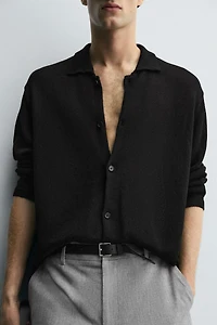 SURCHEMISE EN MAILLE COUPE DÉCONTRACTÉE