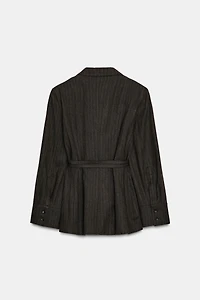 BLAZER CHEVRONS CEINTURE ZW COLLECTION