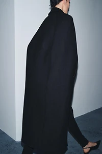 ZW COLLECTION LIMITED EDITION WOOL BLEND CAPE COAT