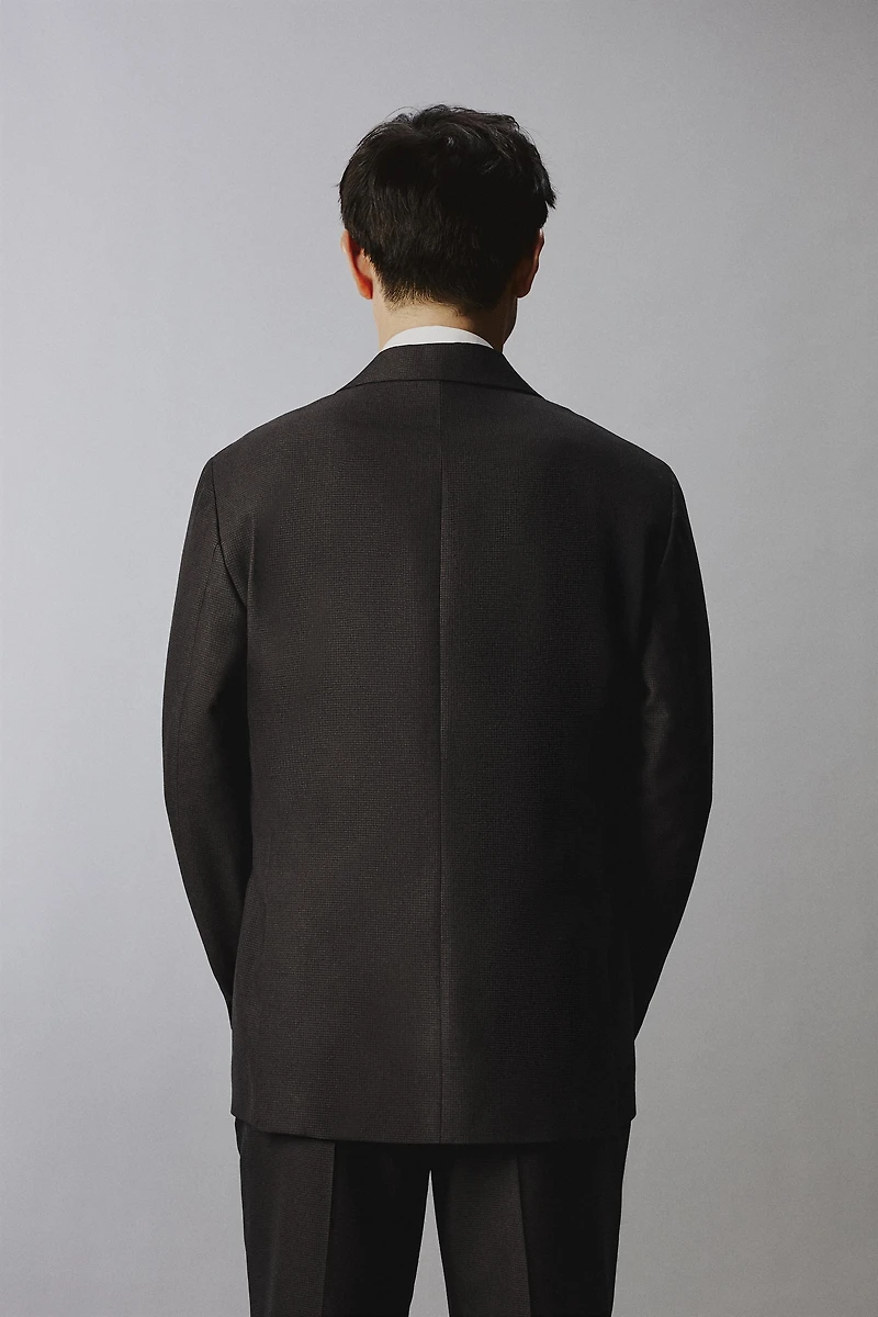 HOUNDSTOOTH SUIT JACKET
