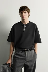 RELAXED FIT INTERLOCK SWEATSHIRT