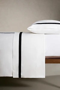 BORDERED SATEEN FLAT SHEET