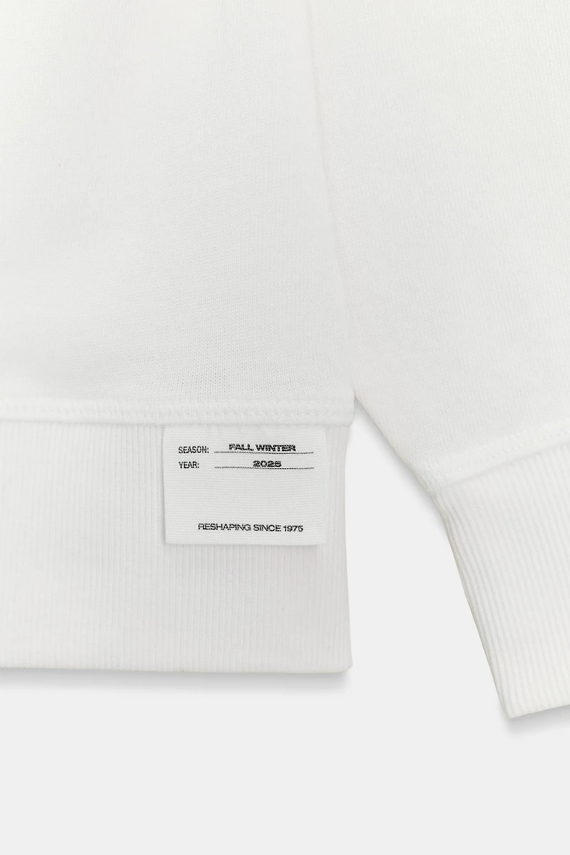 T-SHIRT OVERSIZE À MANCHES LONGUES