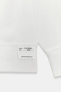 T-SHIRT OVERSIZE À MANCHES LONGUES