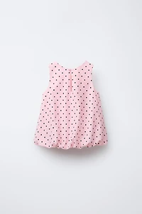 POLKA DOT PRINTED BALLOON TOP