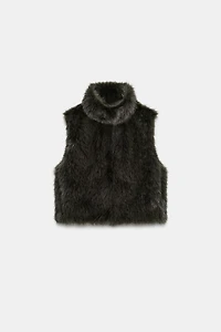 FAUX FUR VEST