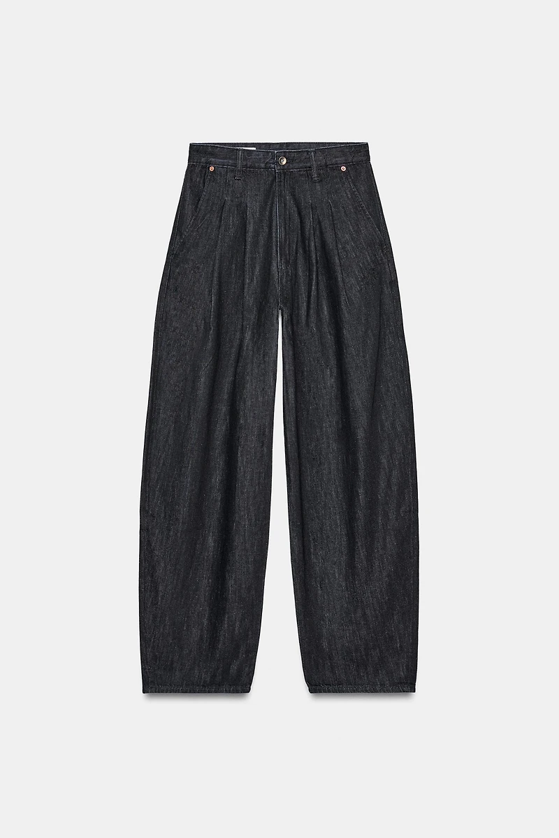 TRF MID-RISE BAGGY JEANS