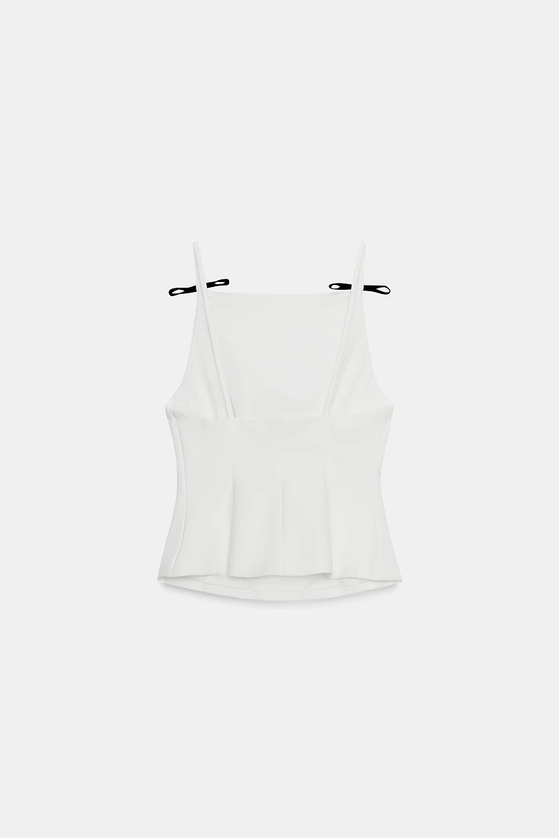 BOW STRAP TOP