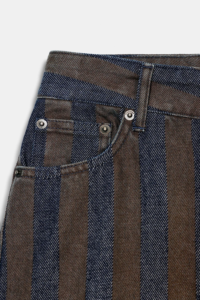 ZW COLLECTION MID-RISE BARREL LEG JEANS