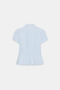 BUTTON SHORT SLEEVE TOP