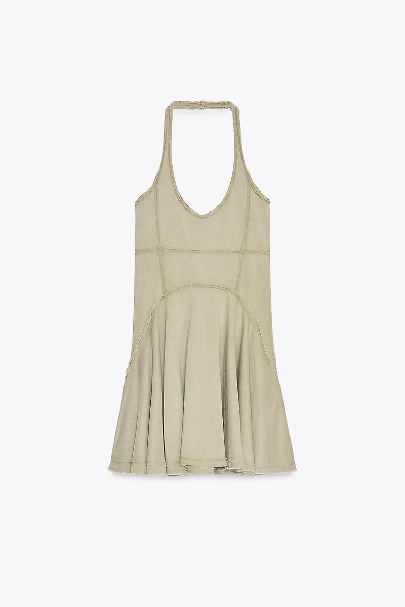 SHORT GODET DRESS