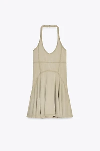 SHORT GODET DRESS
