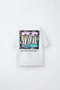 SURFBOARD PRINT T-SHIRT
