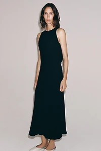 ZW COLLECTION DRAPED MIDI DRESS