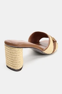 COMBINED HEEL SANDALS