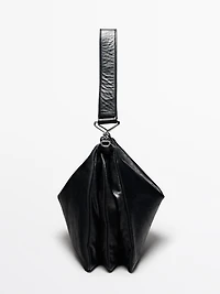 Grand sac compartimenté en cuir nappa