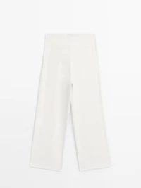 Jupe-culotte à pinces
