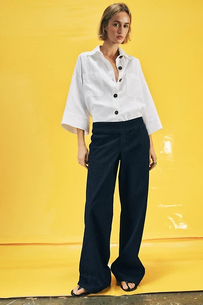 Z1975 LOW RISE WIDE LEG JEANS