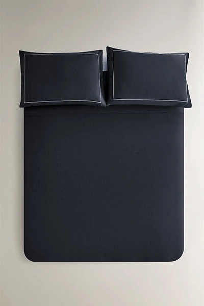 SCALLOPED SATEEN DUVET COVER (500 THREAD COUNT)