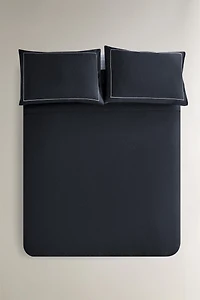 SCALLOPED SATEEN DUVET COVER (500 THREAD COUNT)
