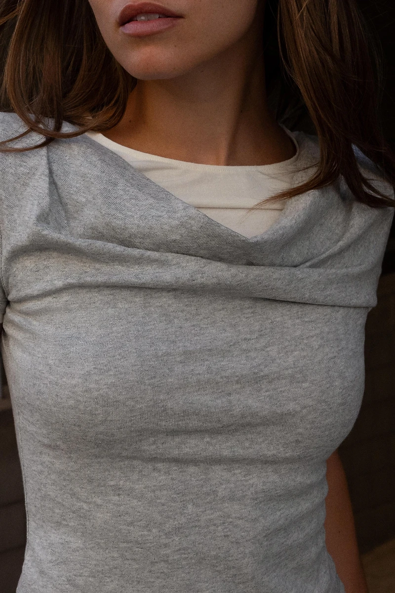 DOUBLE RIB T-SHIRT