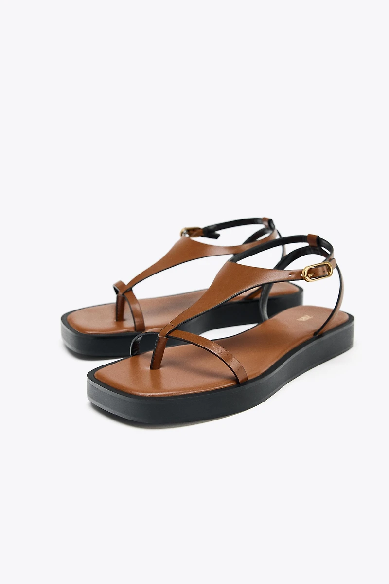 STRAPPY PLATFORM SANDALS