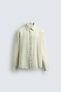 RELAXED FIT STRUCTURED FLOWY SHIRT