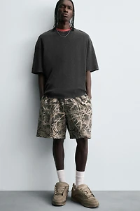 ABSTRACT PRINT SHORTS