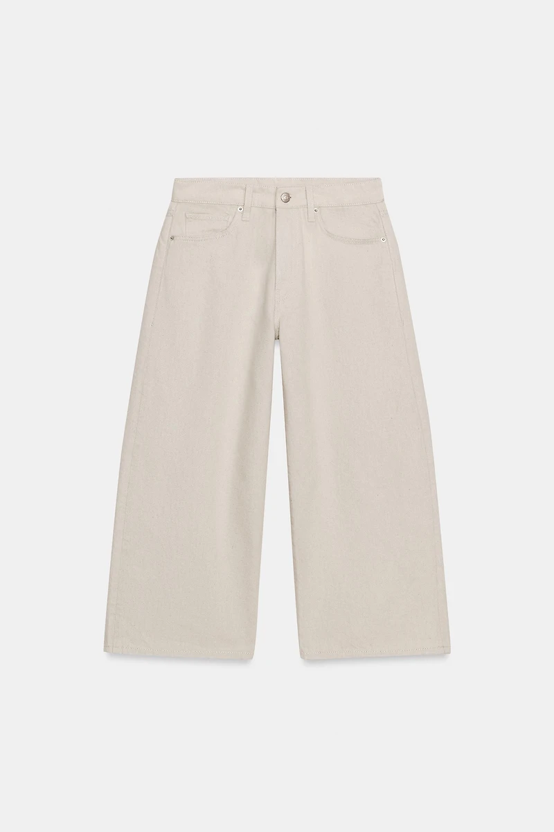 ZW COLLECTION MID-RISE CULOTTE JEANS