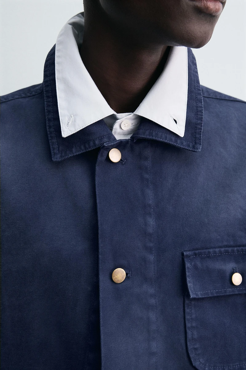 WASHED POCKET JACKET