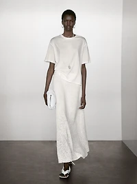 T-shirt oversize couture apparente