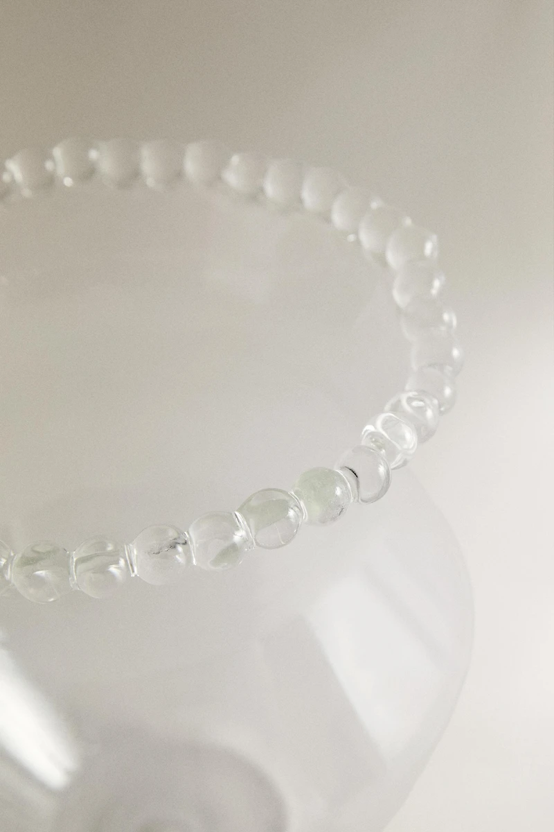 BUBBLE GLASS VASE
