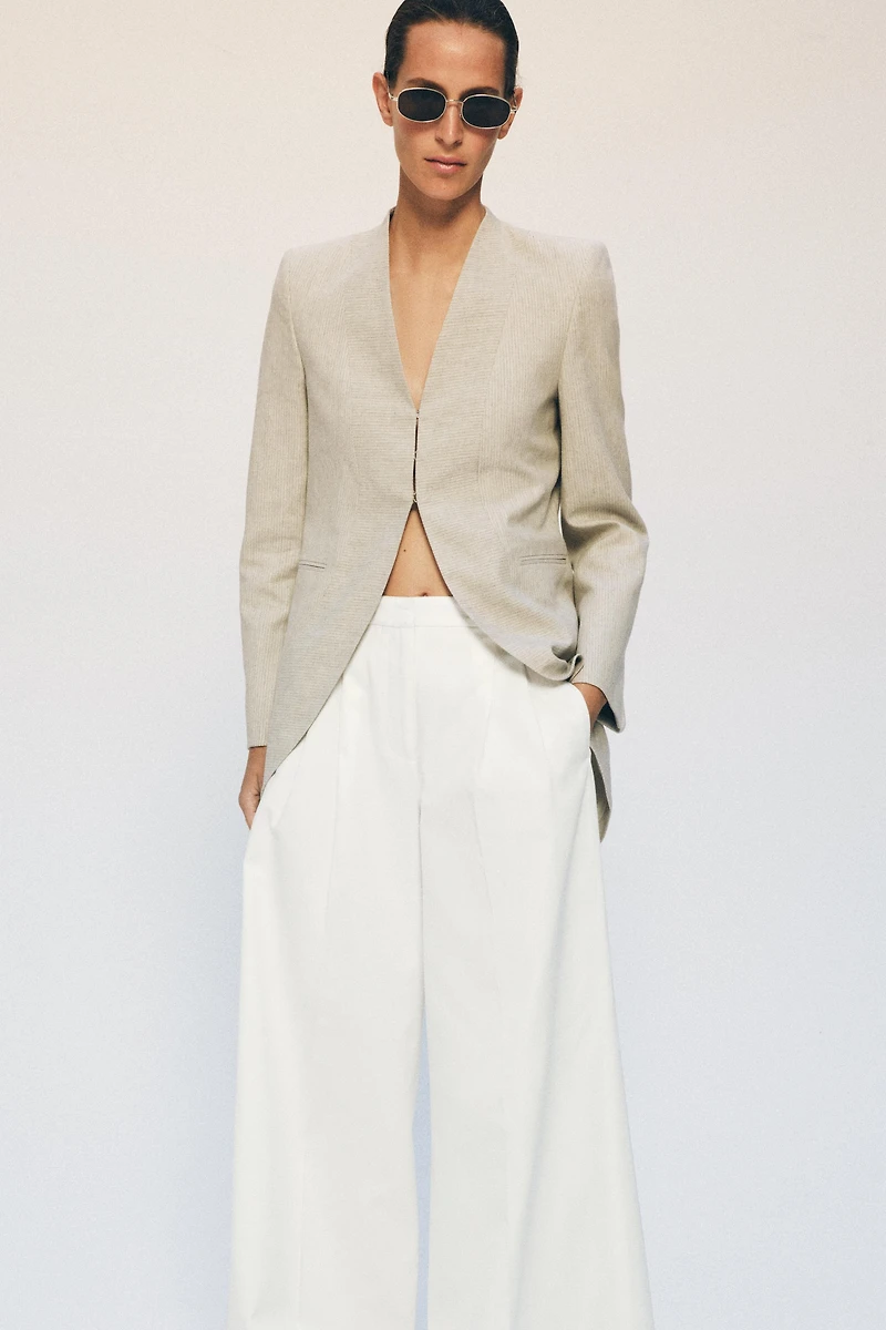 ZW COLLECTION LONG STRIPED BLAZER