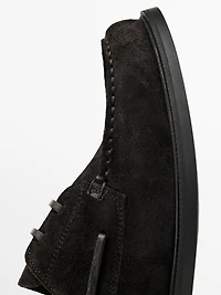 Split leather deck shoes - LIMITED