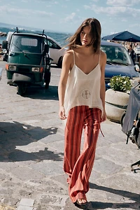 FLOWY STRIPED PANTS