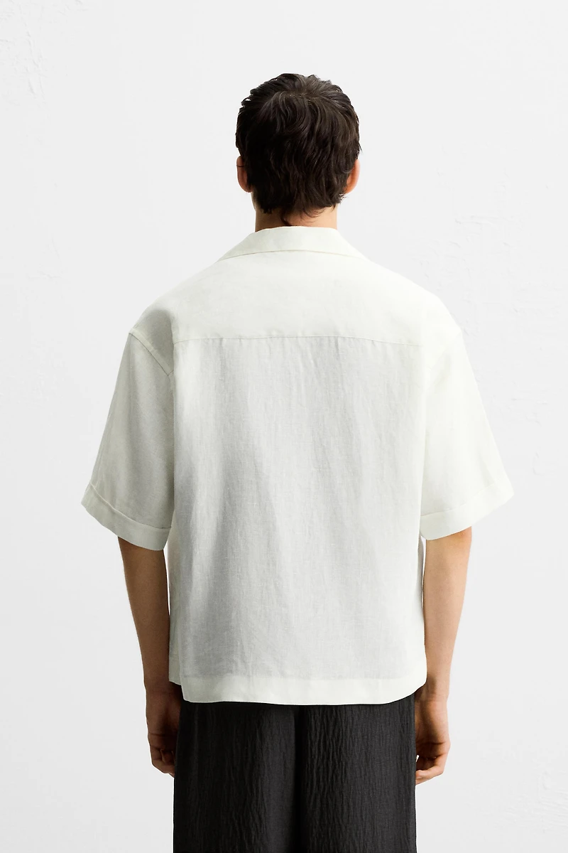 CHEMISE 100 % LIN LAZADA