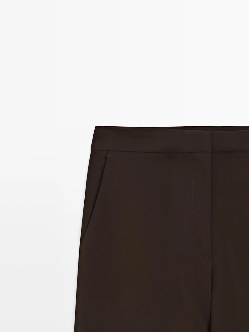 Formal wide-leg trousers