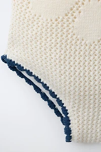 2-6 ANS / MAILLOT DE BAIN EN CROCHET À FLEUR